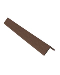 Corner Trim Composite Decking Chocolate Brown 45x45m 3.6m Long EvoTimber Nova CET-ACC-CT-NOVA-CHOC
