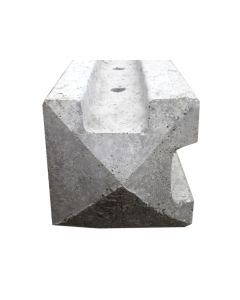 Concrete Slotted Fence Corner Slotted Post 1800 x 125 x 125 mm 6ft (18P4C)