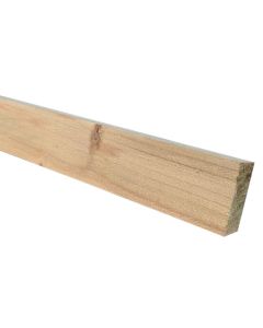 Fence Back Rail Timber 32x45mm 1.82m Long 6ft Green Treated