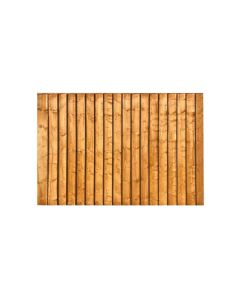 Fence Panel 6x4' Feather Edge Close Board Timber Golden Brown Treated