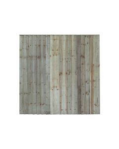 Fence Panel 6' x 6' Heavy Duty Feather Edge Board Green Pressure Treated Harlow Timber