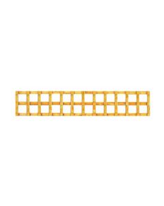 Square Trellis Panel 6x1 Heavy Duty Garden Timber Golden Brown Treated