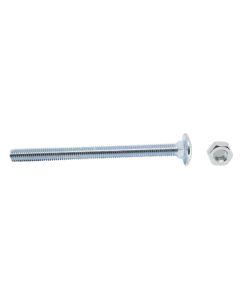 M12 x 180 mm BZP Cup Square Hex Coach Bolt
