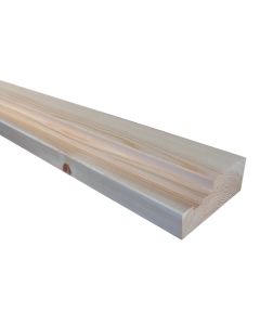 Fire Door Casing Rebated Head Timber 45x132mm Solid Redwood (5 1/4") 1m Long