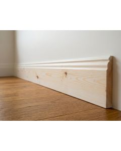 Ovolo Timber Skirting board 7" 25x175mm (21x170 finish) Planed Redwood