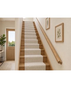 Wall Fix Handrail 50x100mm Timber Pigs Ear (42x88 Finish) Stairs Banister