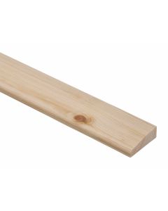 DRS6002 Pine Chamfered Architrave Timber Mouldings 15 x 71 x 2400mm