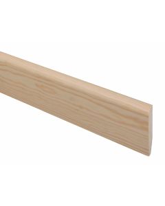 Chamfered Pine Timber Skirting Board 96x15mm 2.4m Long FLR6016 Moulding