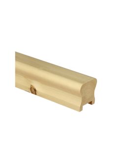 Pine Timber Handrail 59 x 59 x 3600 mm for 41 mm Spindles HDR3600/41P