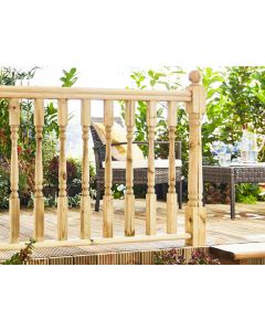 Decking Newel Post Colonial 82mm 1.5m Solid Timber Deck Balustrade Green Treated LD250