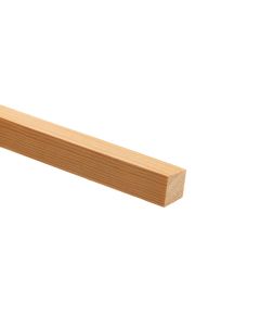 Stripwood Pine Timber Mouldings 12x12mm 2.4m Long STW6021 Planed Square Edge