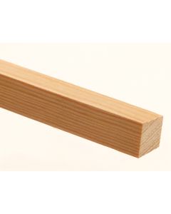 Stripwood Pine Timber Moulding 21x21mm 2.4m Long STW6037 Planed Square Edge