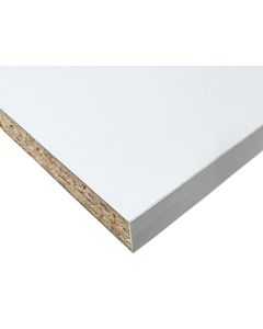 1830 X 533 x 15mm White Matt Melamine Faced Chipboard Furniture Board Conti