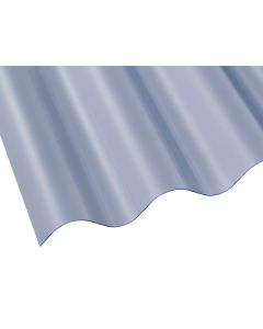 Vistalux 0.8mm Clear Corrugated Roof Sheet 3" 2135x762mm LIGHTWEIGHT ASB ONLINE ONLY