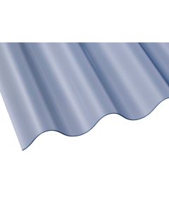 Vistalux 1.3mm Clear Corrugated Roof Sheet 3" 2135x762mm SUPERWEIGHT ASB ONLINE ONLY