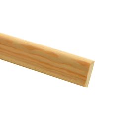 D Shape Panel COV6001 8 x 34 x 2400 mm Pine Flat D Shape Moulding
